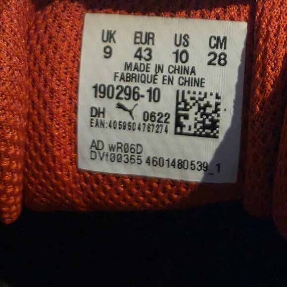 PUMA Tazon Modern SL FM Black Athletic Shoes Sneakers Mens Size 10 - Picture 9 of 9